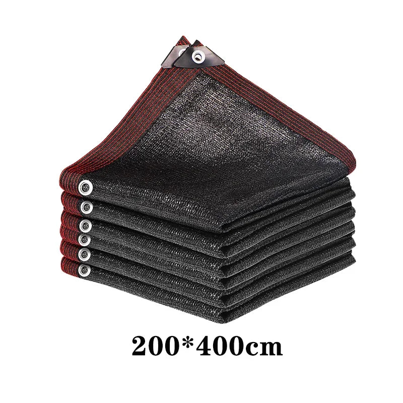 200x400cm Beige HDPE Outdoor Shade Net – Heat Insulation Cloth