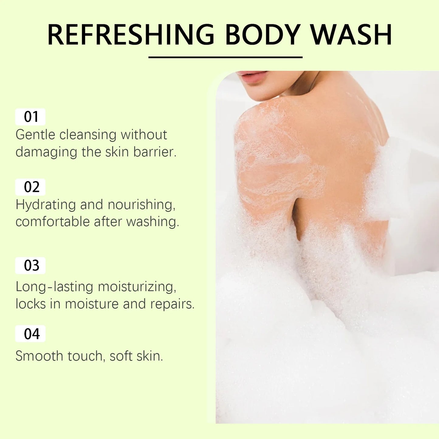 OceAura Fragrance Shower Gel | Moisturizing Brightening Body Wash