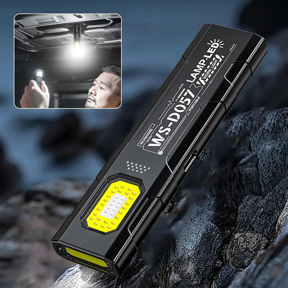 LED Keychain Flashlight 550Lm USB-C Rechargeable EDC Mini Torch