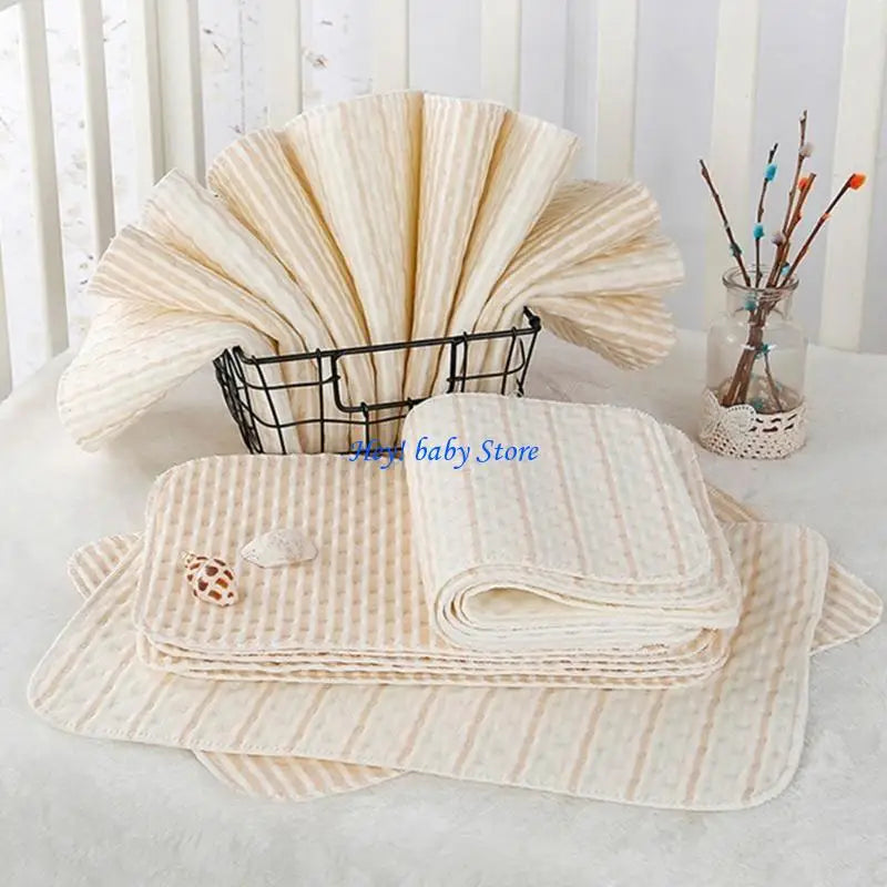 Breathable Cotton Baby Changing Mat | Leak-Resistant Pad