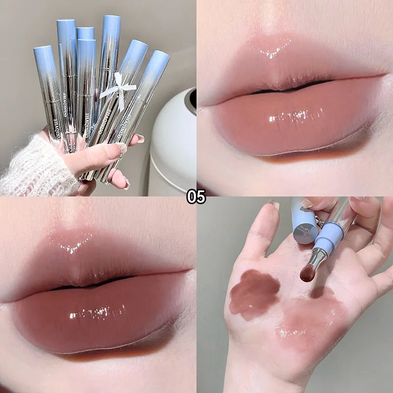 Mirror Watery Lip Gloss – Plumping Jelly Tint & Moisturizer