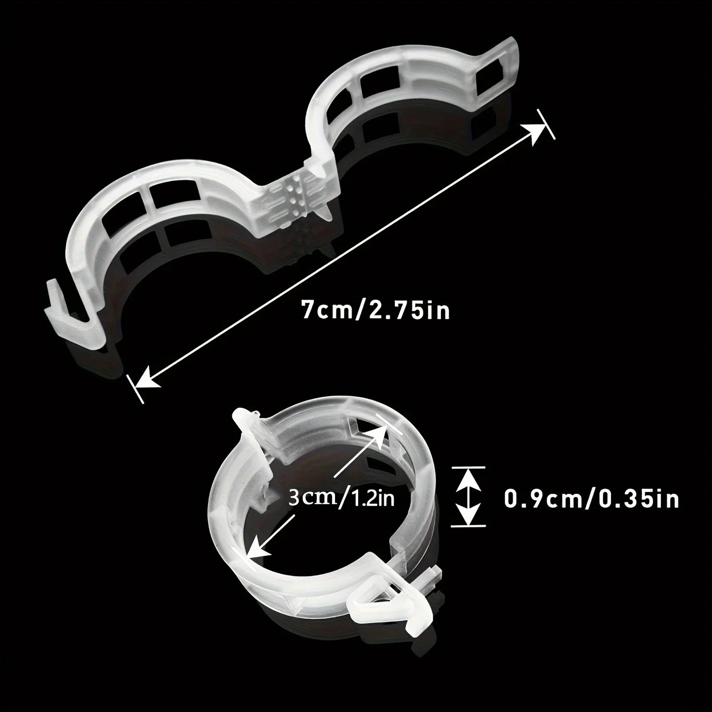 Plastic Plant Support Clips for Tomatoes & Climbing Plants Plant Support Clips Peaceful Pleasures Health and Wellness