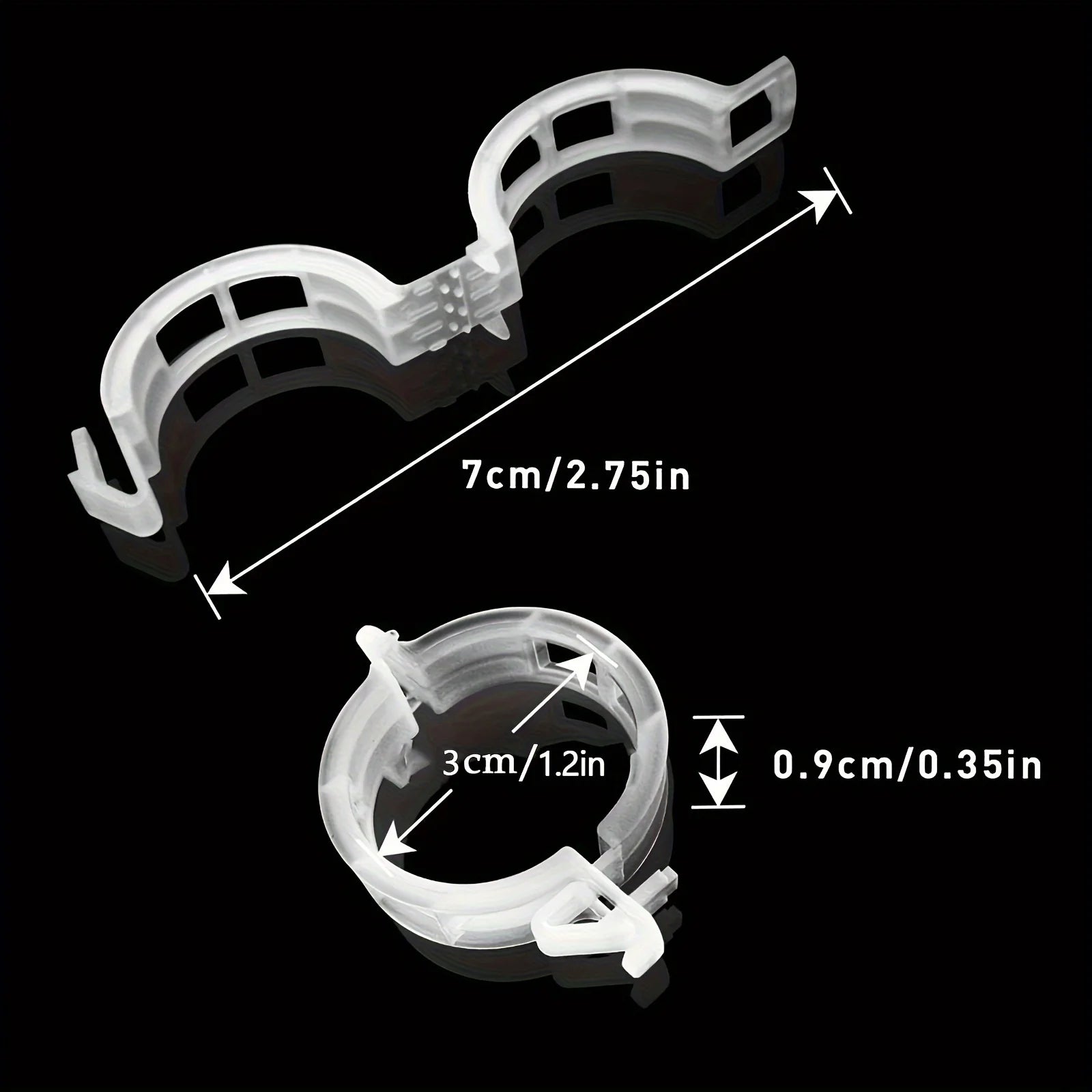 Plastic Plant Support Clips for Tomatoes & Climbing Plants Plant Support Clips Peaceful Pleasures Health and Wellness