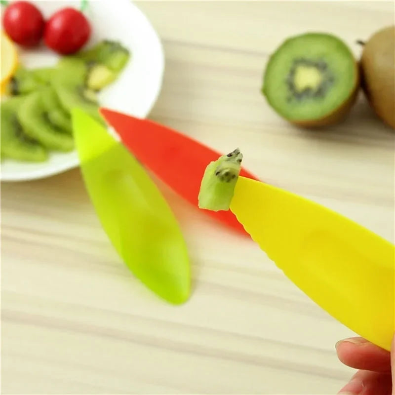 Household Multicolor PP Spoon Knife Multifunctional Fruit Scooper