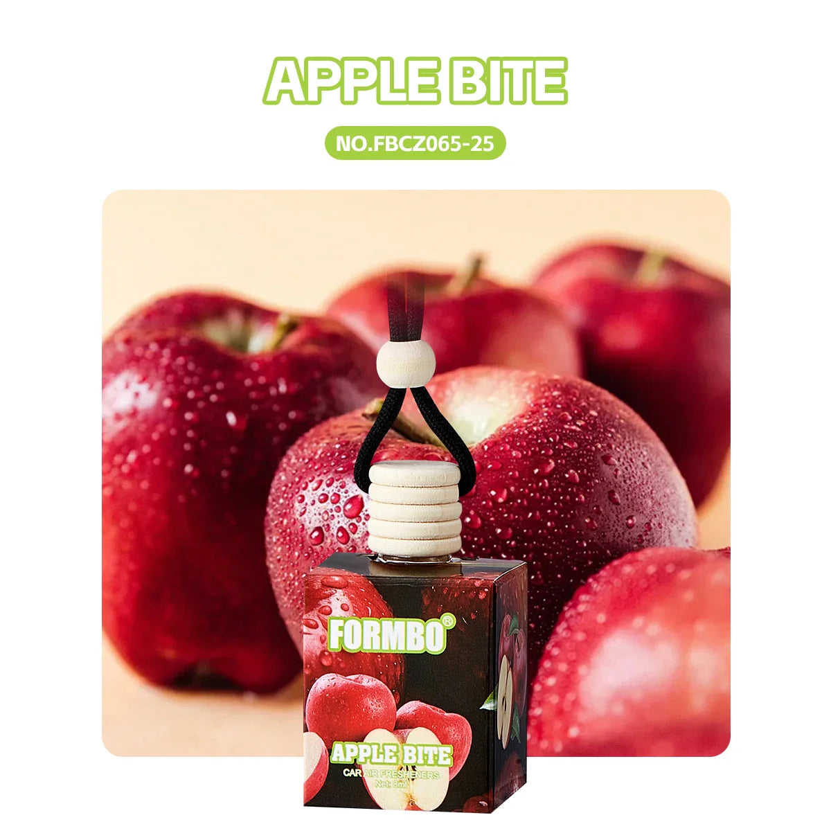 FORMBO Fruit Car Air Freshener Pendant | 4 Scents, 8ml