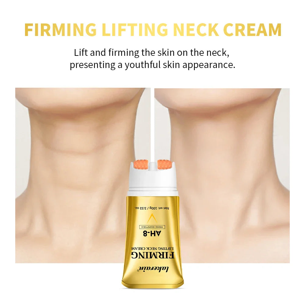 Lakerain AH-8 Firming Neck Cream & Roller – 100g