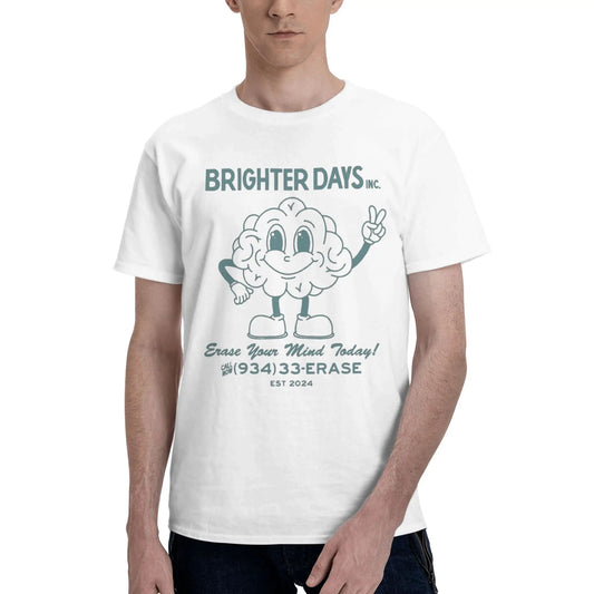 Men Arianas T-Shirts Grande Brighter Day Inc. Cotton Tees Summer Y2K Fun Short Sleeves O Neck Cool Loose Tshirt Plus Size 5XL Peaceful Pleasures Health and Wellness
