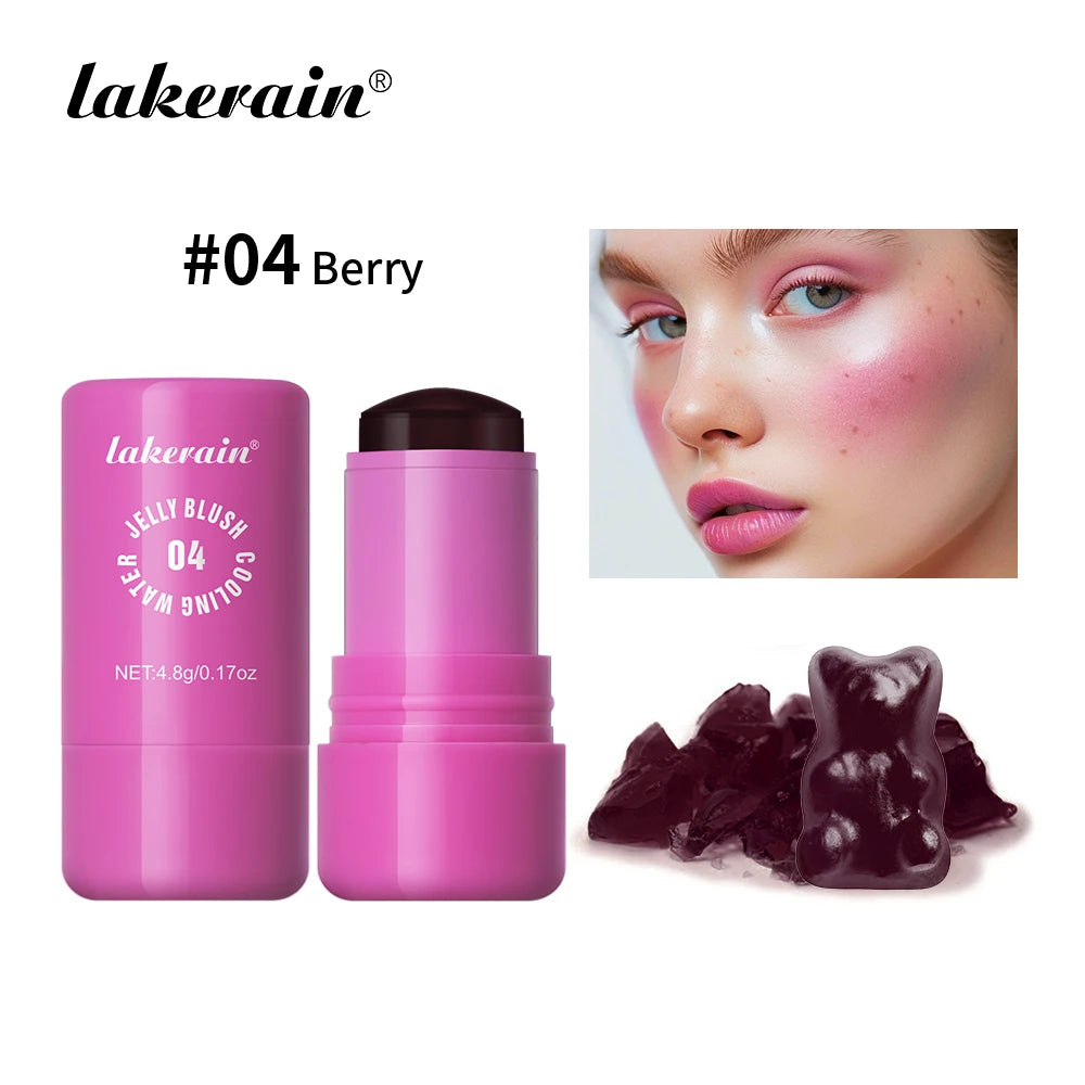 Milk Jelly Tint Stick Water Jelly Lip Gloss Sheer Cheek Stain Cooling Feel Natural Tint Multi Use Makeup Peaceful Pleasures Health and Wellness Coral