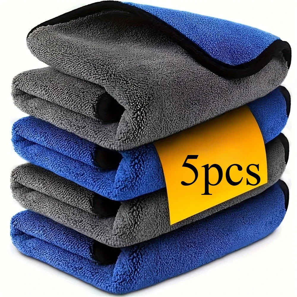 Microfiber Car Cleaning Towels 30x60cm | Quick-Dry Wash Cloths