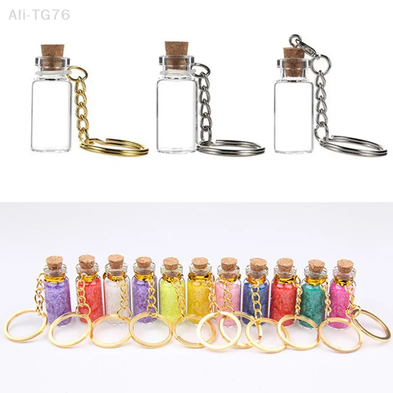 Mini Cork Glass Bottles 2ml for DIY Wishing Jars | 1 or 5 Pack