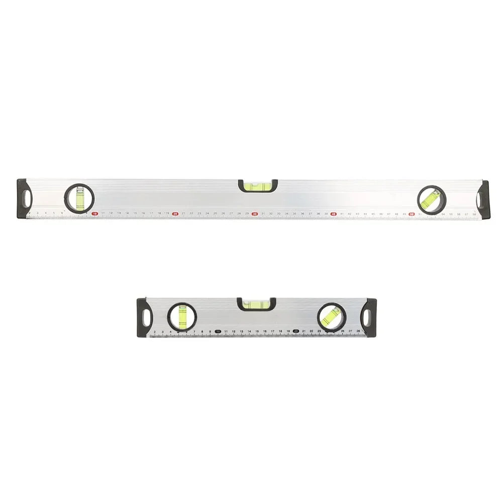 Bubble Level Ruler 30 Aluminum Alloy Spirit Gauge Measure Tool