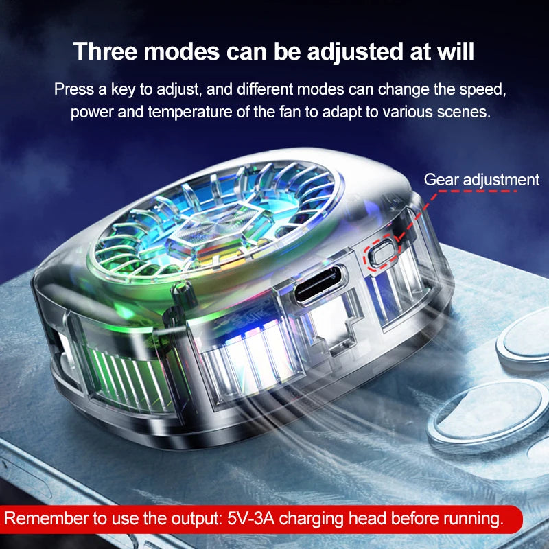 Cooler Gamer For Cell Phone Cooling Fan For Mobile Phone Cooler Phone Gaming Processor Cooler Cell Cooling Phone Fan Radiator Peaceful Pleasures Health and Wellness
