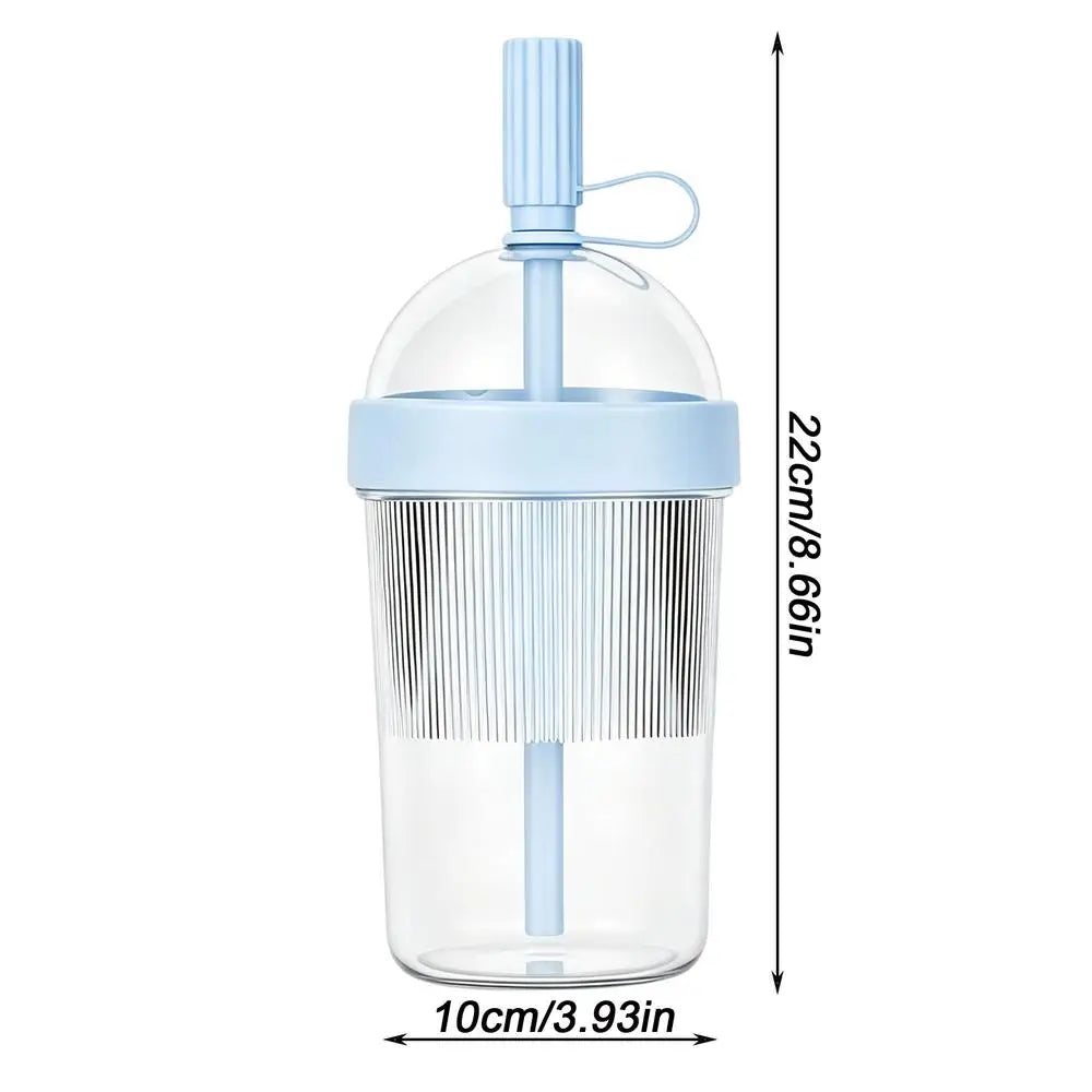 17oz Reusable Tumbler with Lid & Straw | Cold Drink Coffee Cup Cold Drink Tumbler Peaceful Pleasures Health and Wellness Blue