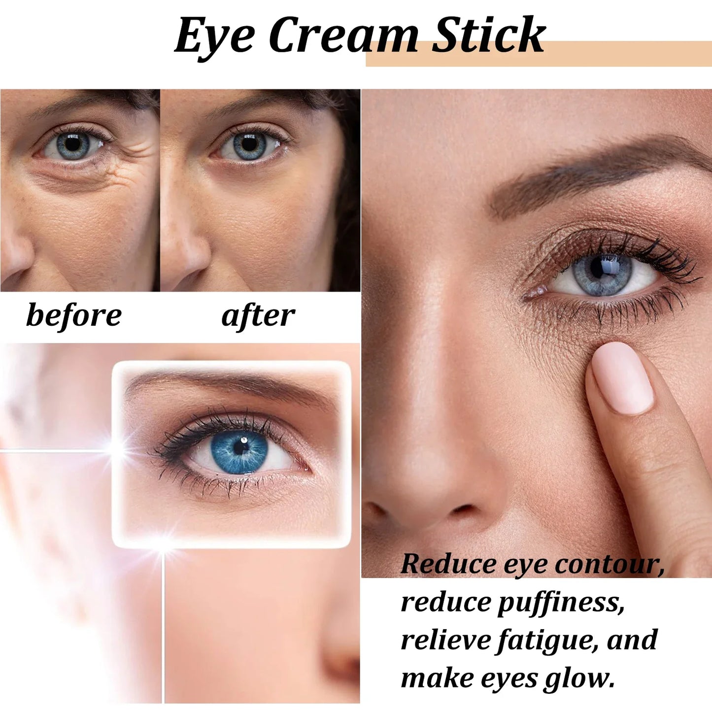 Hoygi Snail Eye Cream Stick – Brightening & Moisturizing