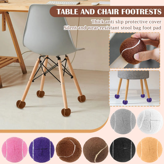 Tennis Ball Chair Leg Covers – Anti-Slip Floor Protectors Chair Leg Protectors Oasis Select