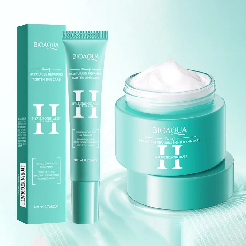 BIOAQUA Hyaluronic Acid Face & Eye Cream Set | 2pc Moisturizer