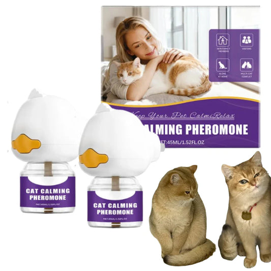 Cat Calming Pheromone Diffuser Kit – Electric Plug-In, 45ml Cat Calming Diffuser Oasis Select