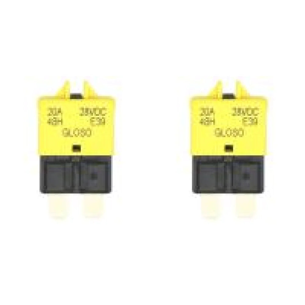 1/2PCS Circuit Breaker Blade Fuse 12V 24V Resettable 5-30A Marine RVs Automatic Reset Thermal Circuit Breaker Car Blade Fuse Box Peaceful Pleasures Health and Wellness F449 2PCS