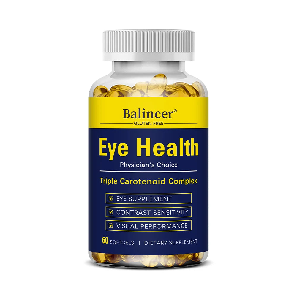 Lutein Eye Health Supplement for Vision Support Peaceful Pleasures Health and Wellness 60 count-1 bottle