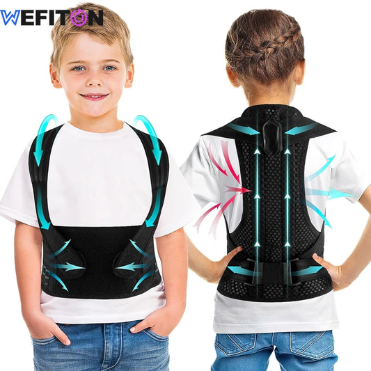 WEFITON Kids Posture Corrector – Adjustable Teen Back Brace Posture Corrector Brace Peaceful Pleasures Health and Wellness
