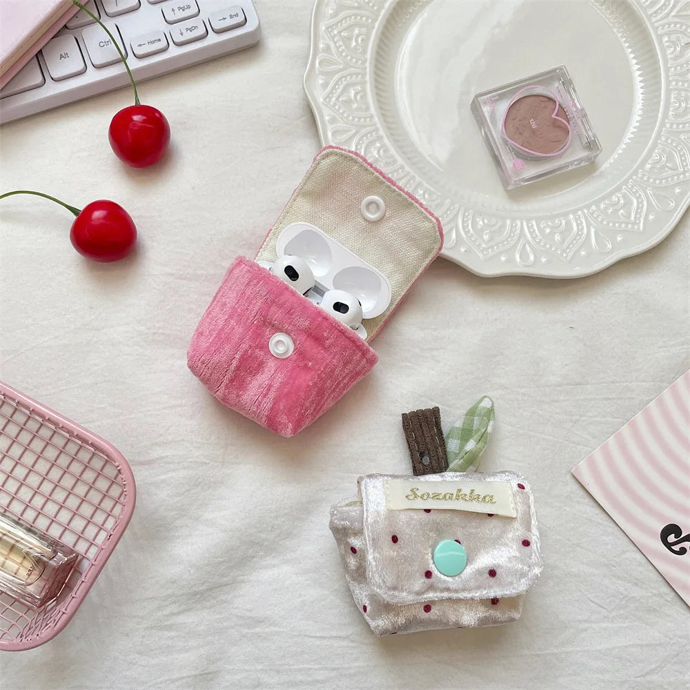 Cute Design Suitable Apple Airpods Headphone Bag Storage Wireless