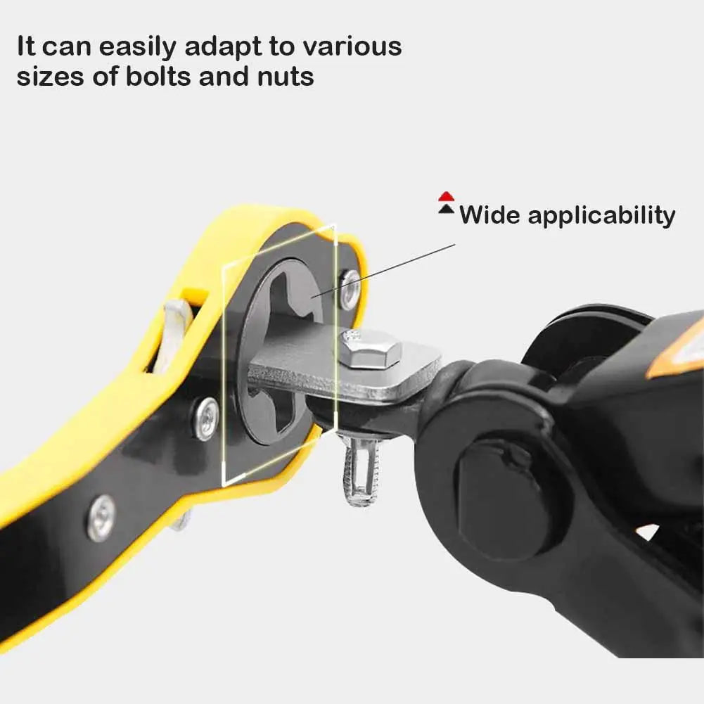 Labor-Saving Ratchet Lug Wrench – Car Tire & Bolt Tool