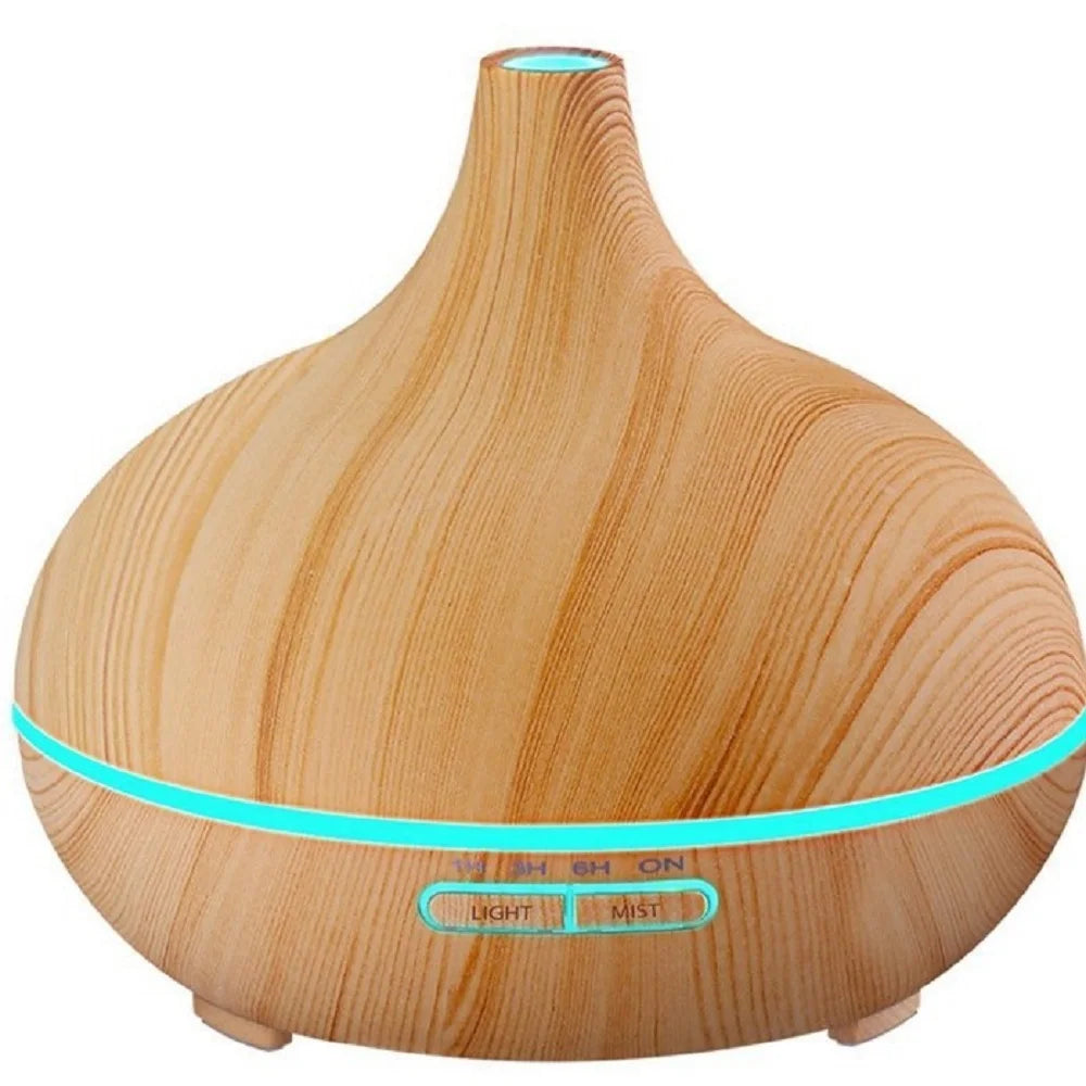 HOMEFISH 4 in 1 Air Humidifier with Starry Projector Aromatherapy Diffuser USB Rotate Projection Light Mist Maker Fogger Peaceful Pleasures Health and Wellness