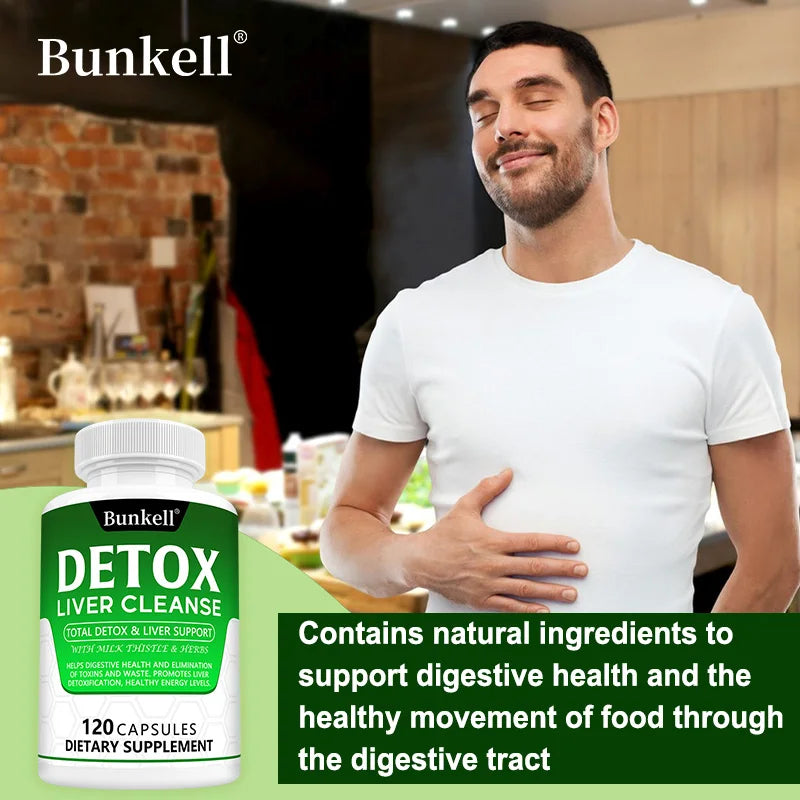 Liver Detox Cleansing Capsules - Milk Thistle, Artichoke & Natural Herbs, Colon Cleansing, Fatty Liver Support for Men & Women Peaceful Pleasures Health and Wellness