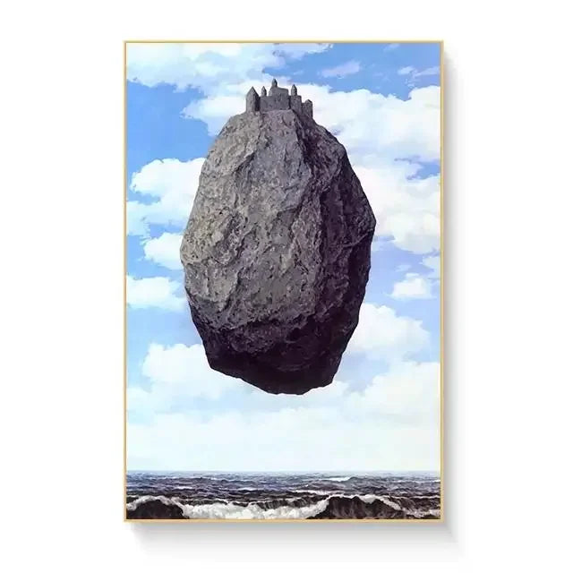 Modern Surrealist Canvas Wall Art Print | Unframed Poster