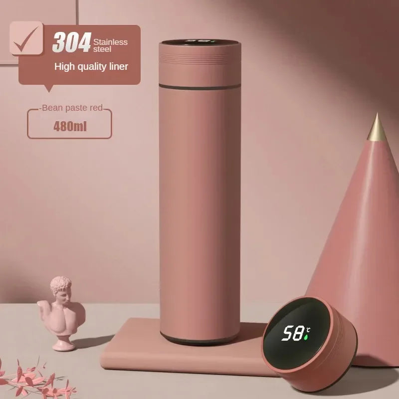 500ml 316 Stainless Steel Smart Thermos Cup | Temp Display
