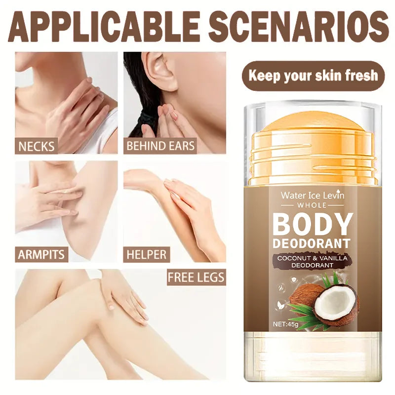 Water Ice Levin Full-Body Deodorant Stick – Moisturizing Unisex