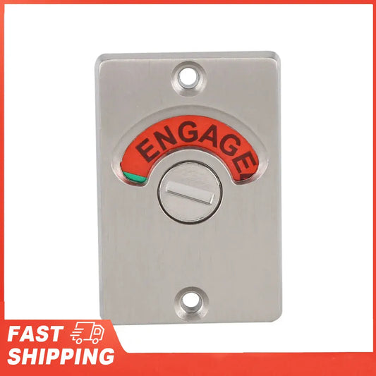 Indicator Privacy Door Lock Vacant Engaged Screws Bathroom Toilet Peaceful Pleasures Health and Wellness