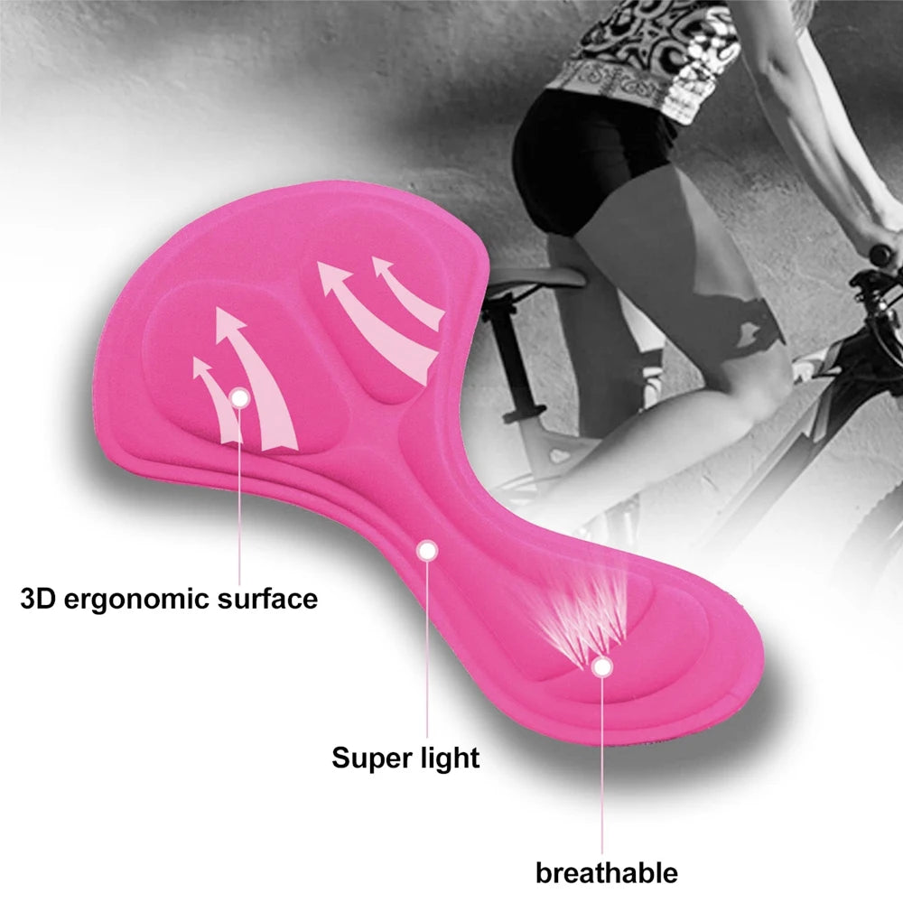 Women's 4D Padded Bike Underwear High Quality Comfortable Cycling Bicycle Shorts Biking Briefs Biker Cycle Undershorts for Women Peaceful Pleasures Health and Wellness