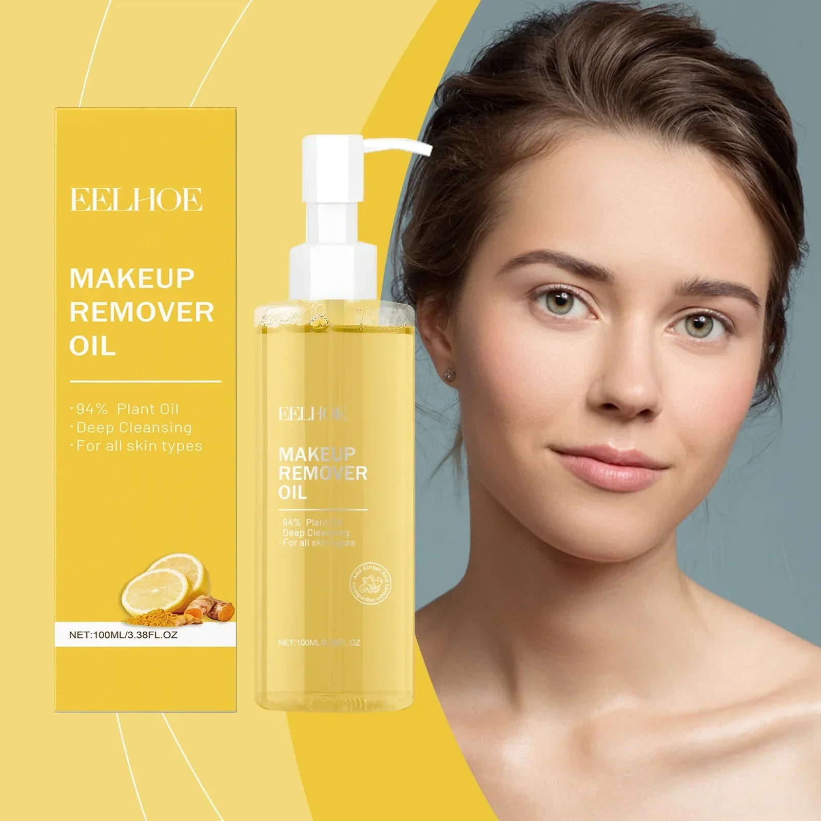 EELHOE Turmeric Cleansing Oil – Deep Pore Cleanser & Makeup Remover Peaceful Pleasures Health and Wellness