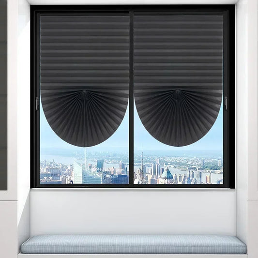 Cordless Pleated Blackout Blinds – No-Drill Window Shades Pleated Window Blinds Peaceful Pleasures Health and Wellness