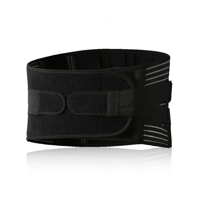 Adjustable Elastic Dual Strap Compression Waist Belt, Breathable Mesh Sports Support Belt, Workout Waist Trainer for Fitness Peaceful Pleasures Health and Wellness black XXL