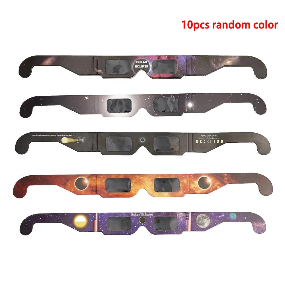 Solar Eclipse Glasses CE & ISO Certified | 1, 10 or 50 Pack