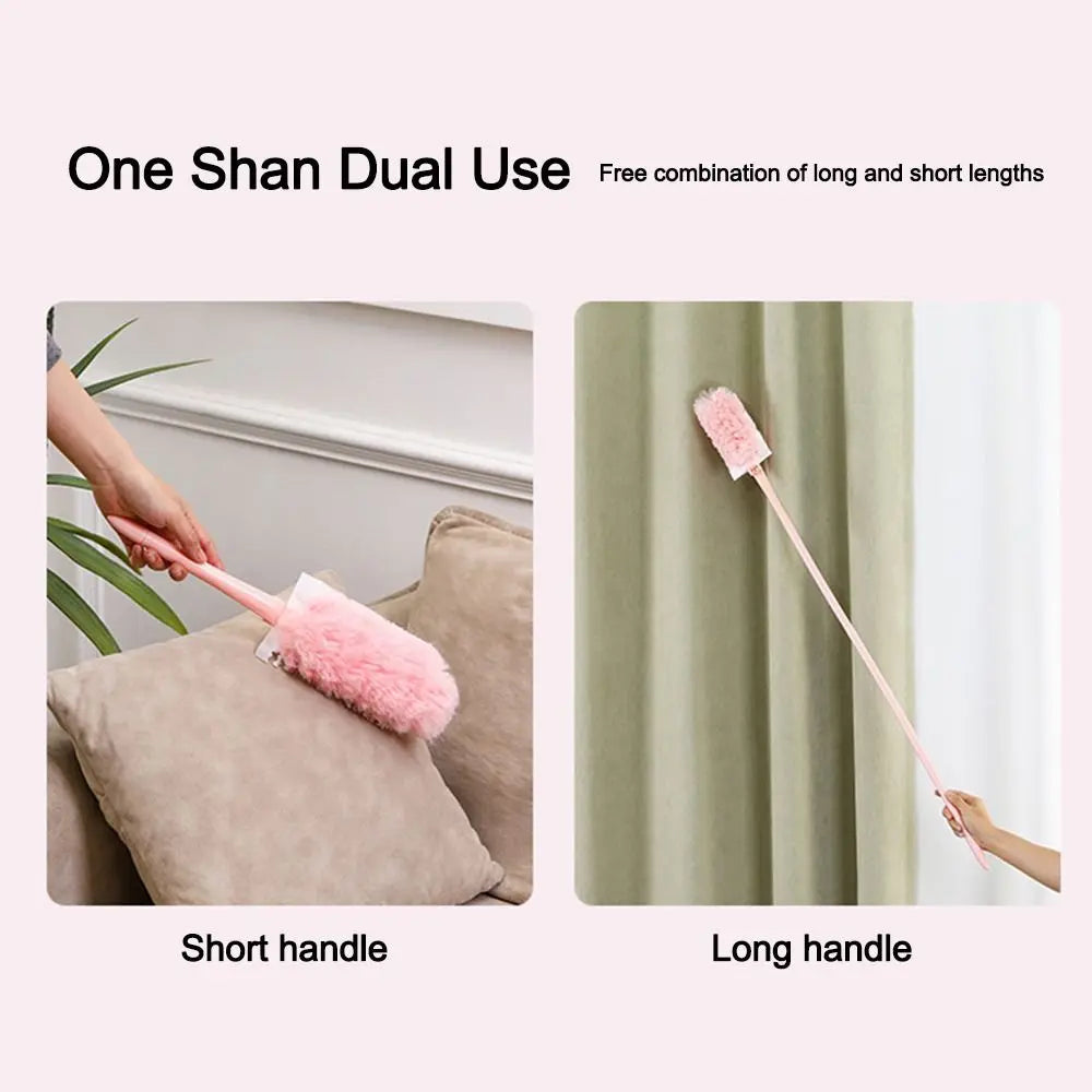 Foldable Electrostatic Microfiber Duster – Long Extendable Handle