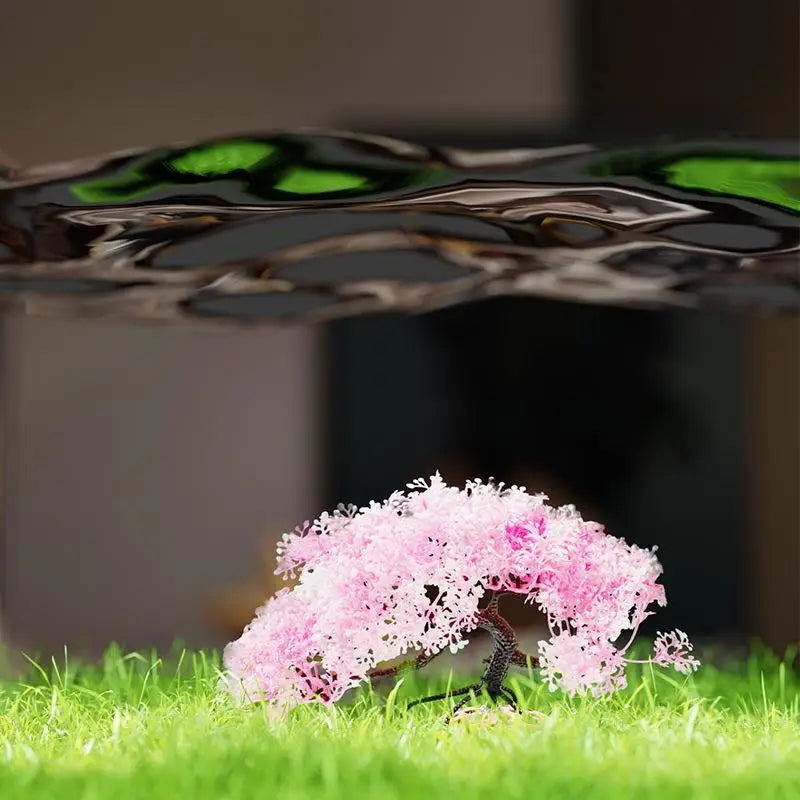 Artificial Cherry Blossom Tree Fish Tank Decoration