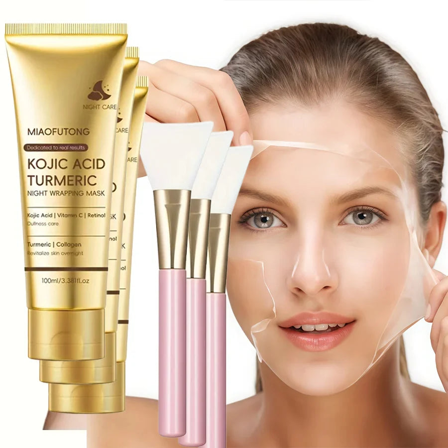 Kojic Acid Turmeric Overnight Peel Off Mask – Brightening & Firm