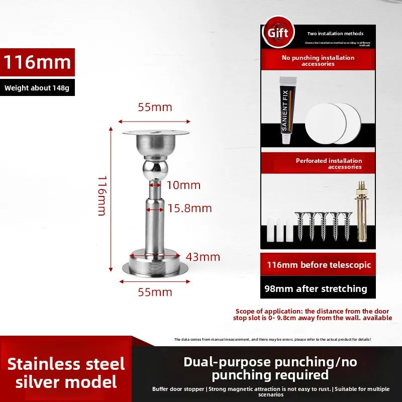 Silicone Door Stopper – Adhesive, Mute & Anti-Collision Guard