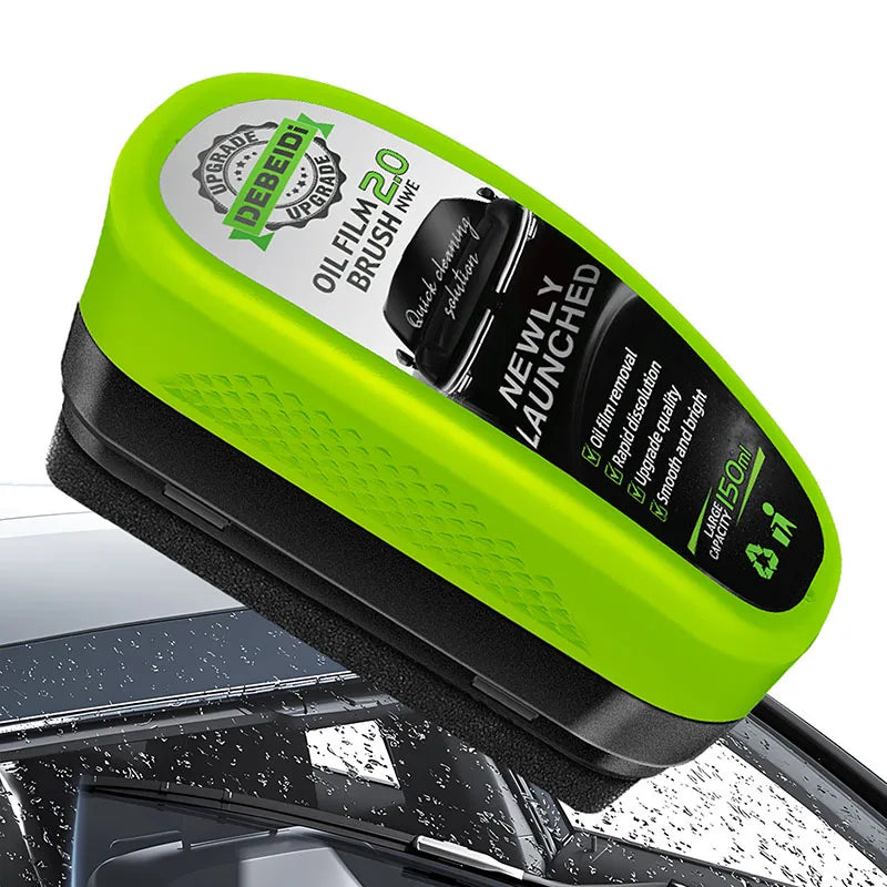 Car Windshield Oil Film Remover Sponge Cleaning Brush