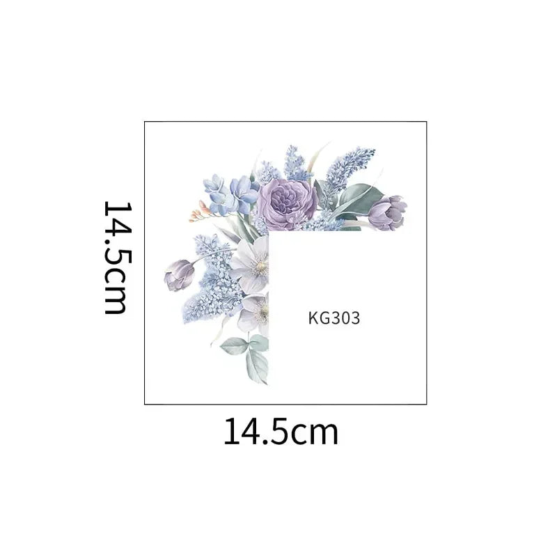 Leaf Green Plant Switch Wall Sticker PVC Removable Wide Application DIY Flower Leaf Switch Wall Sticker Home Decoration Decal Peaceful Pleasures Health and Wellness Sticker05