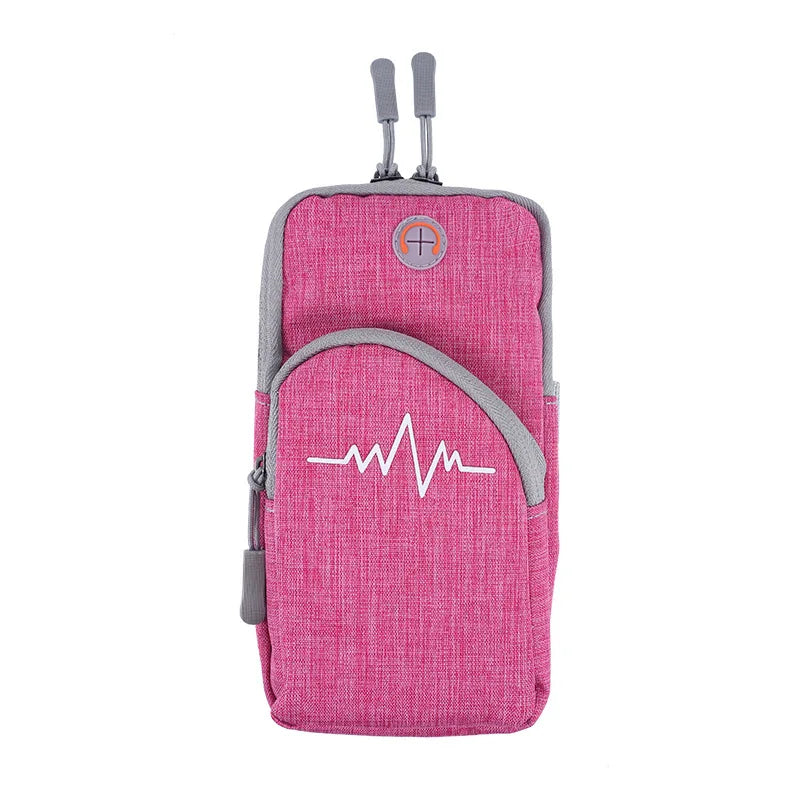 Sports Bag For Mobile Phone Armband For Jogging Running accessories mp3/mp4 Bags Women's Bag For Phone Sleeve Bags Wrist Holder Peaceful Pleasures Health and Wellness Rose red(7 inch)