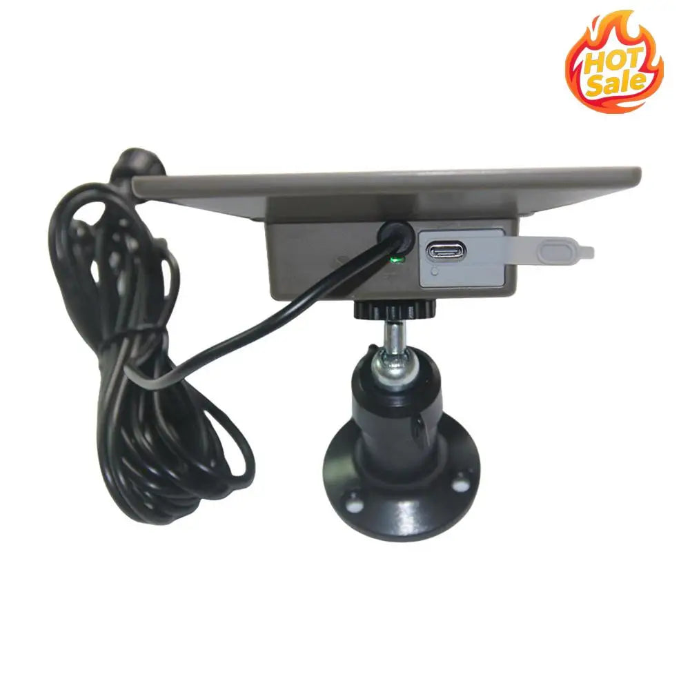 3W Monocrystalline Solar Panel Charger | DC3.5 & Type-C Ports