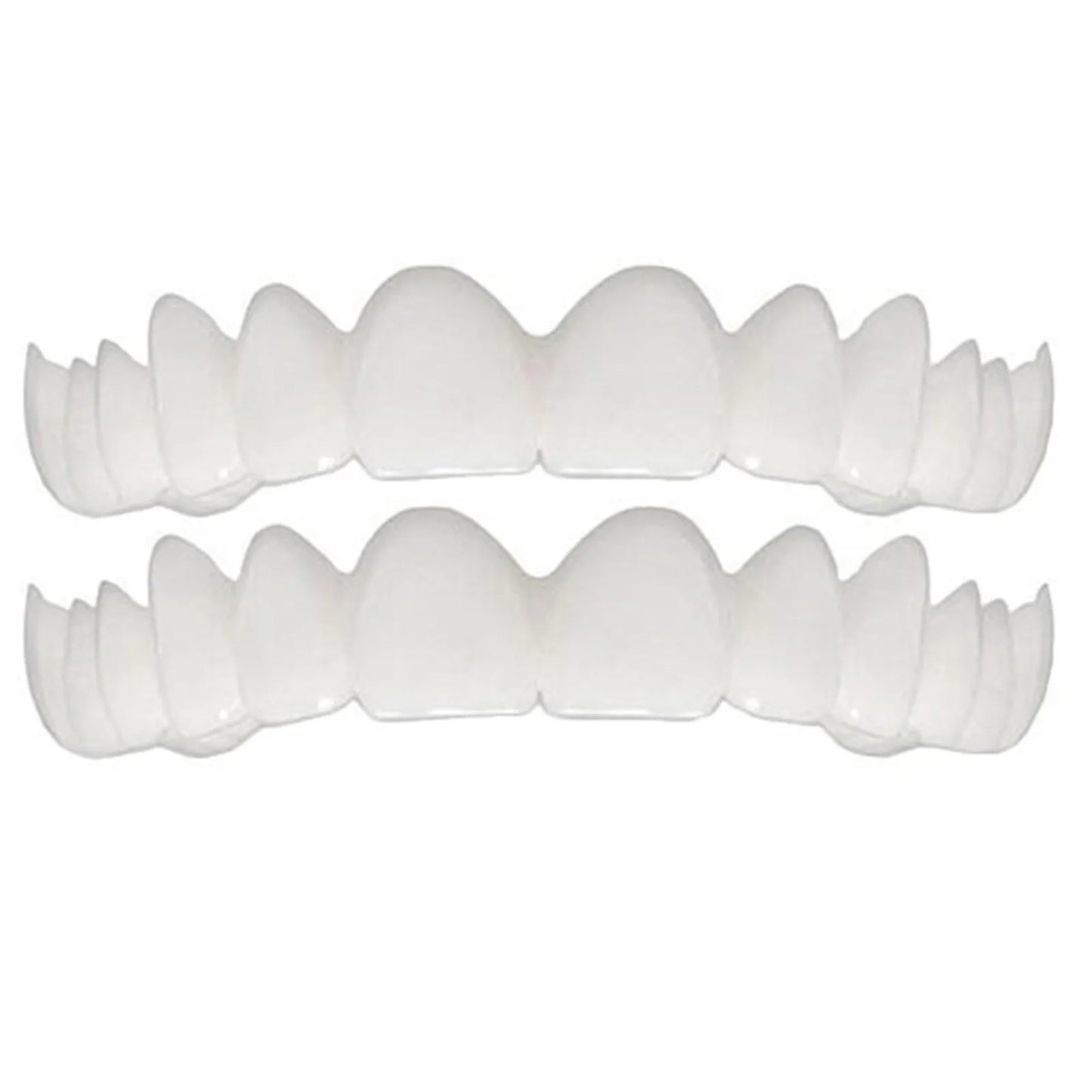 Comfort Fit Fake Teeth Veneers – Upper & Lower Denture Set