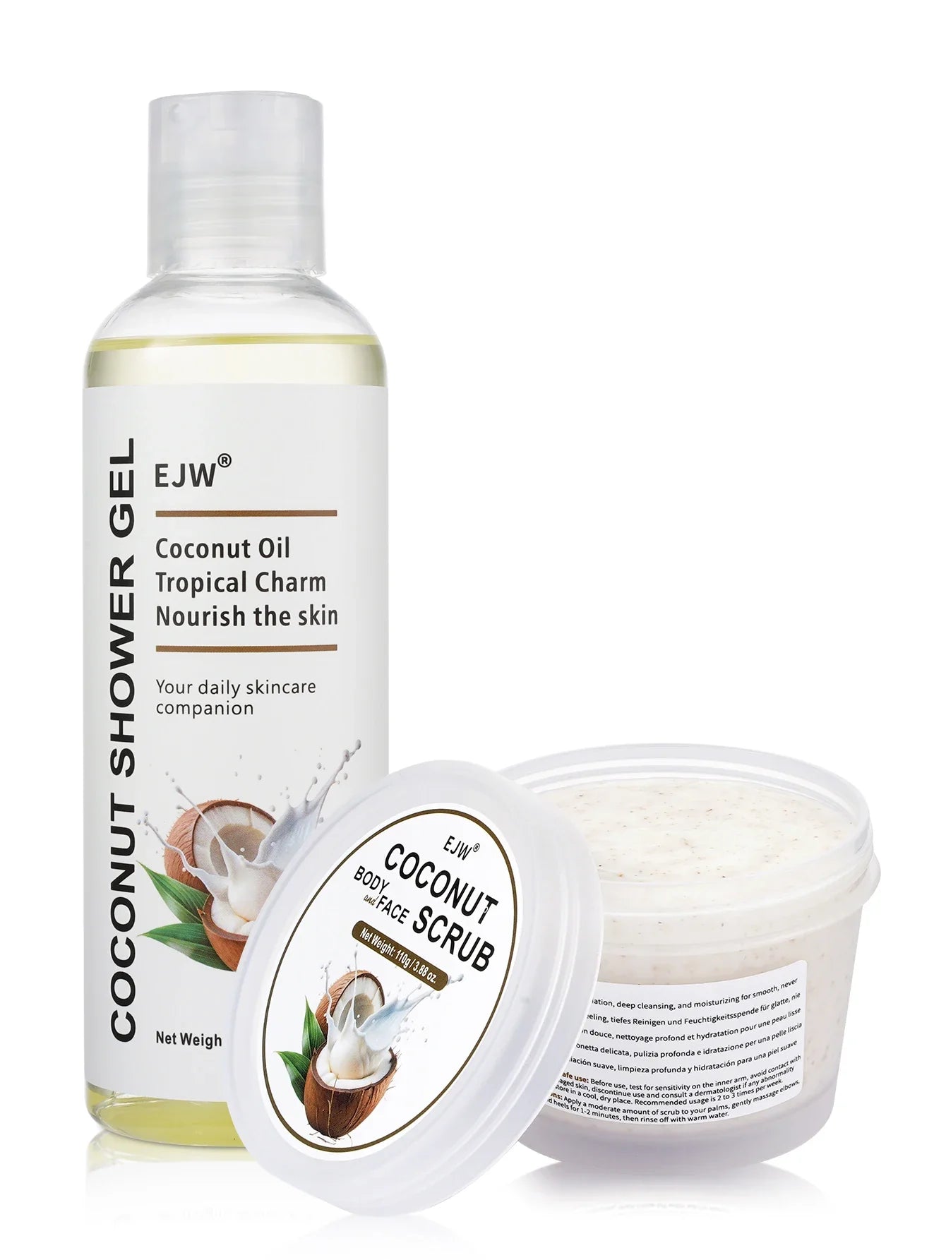 Coconut Exfoliating Body Scrub – Removes Dead Skin & Hydrates