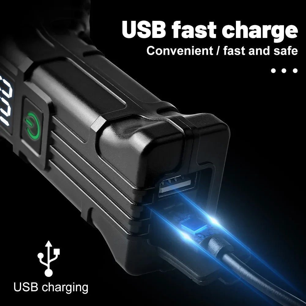 Bike Light & 140dB Horn – 12 LED 400 Lumen USB-C Rechargeable