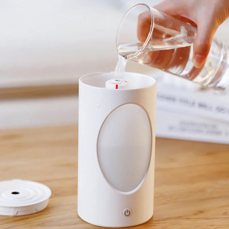 600ml Portable Aroma Diffuser With Colorful LED Lights Battery Rechargeable Wireless Air Humidifier For Bedroom Office Peaceful Pleasures Health and Wellness