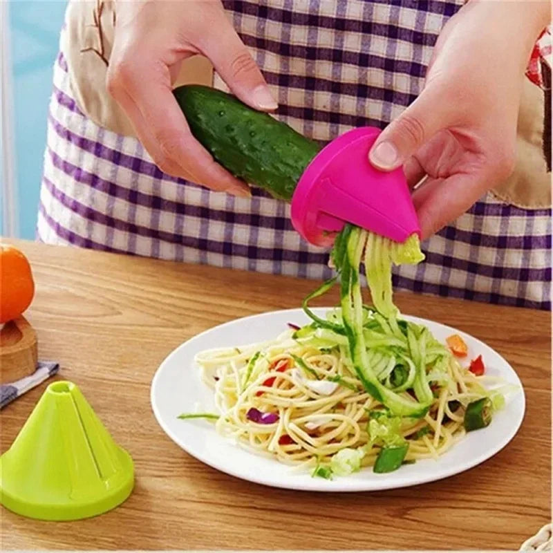 1/2 Pcs Kitchen tools Multifunctional Manual vegetable cutter creative spiral grater home fast cut vegetables and fruits Graters Peaceful Pleasures Health and Wellness